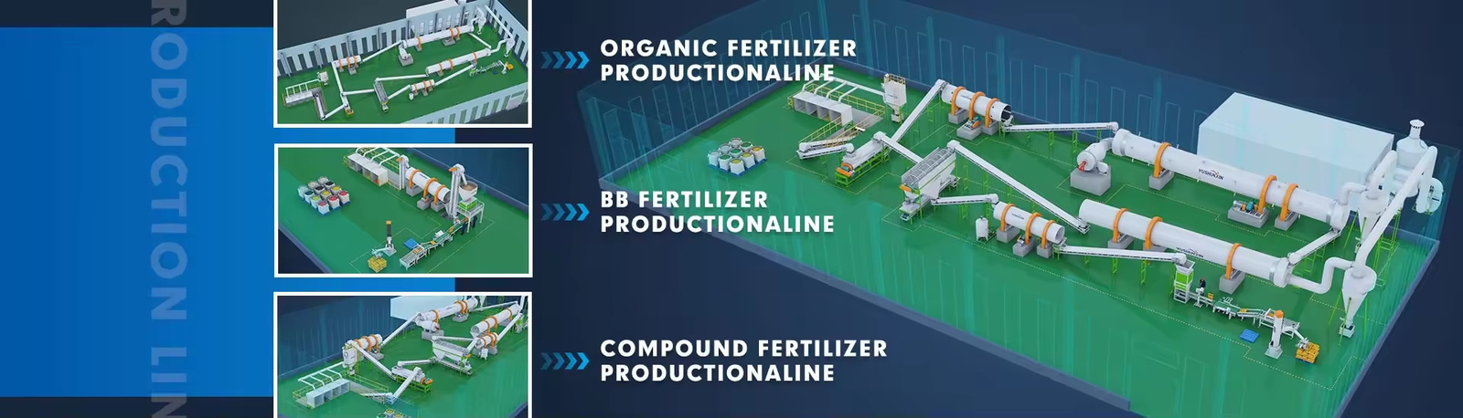 Ligne de production d'engrais