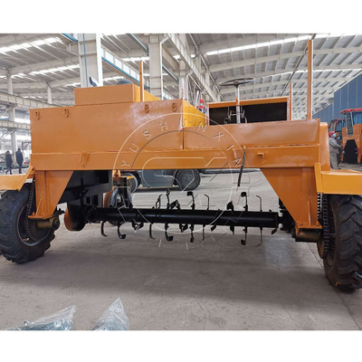 600-800 mm de hauteur de travail Tourneuse de compost mobile pour un compostage rapide et efficace