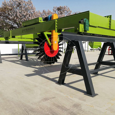 Tourneuse de compost de type roue à haute productivité pour les exigences du client
