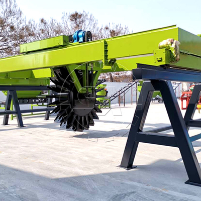 Tourneuse de compost de type roue à haute productivité pour les exigences du client