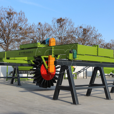Tourneuse de compost de type roue à haute productivité pour les exigences du client
