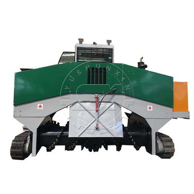 2500 KG Fermentation professionnelle du fumier de poulet Compost automatique Turner engrais mélangeur machine
