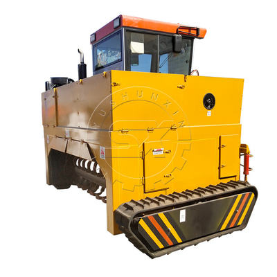 Transformer le fumier animal en engrais biologique avec le compostur de 2400 mm de largeur de travail