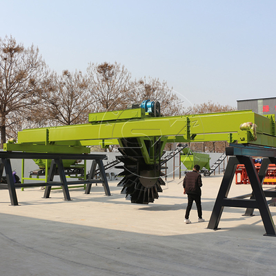 10-30m largeur de travail engrais de compost Turner Transformer le fumier de poulet en engrais