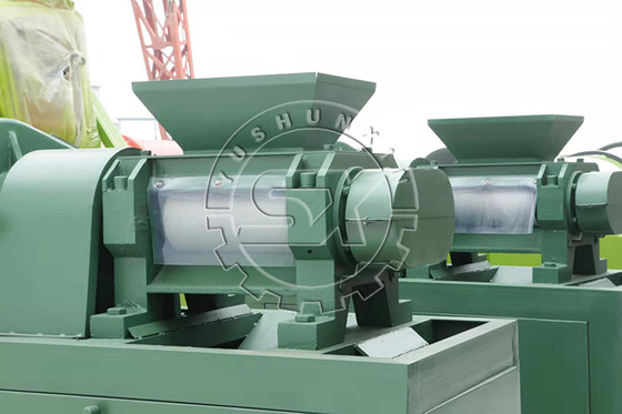 Granulateur à extrusion à double rouleau pour équipements de production d'acier