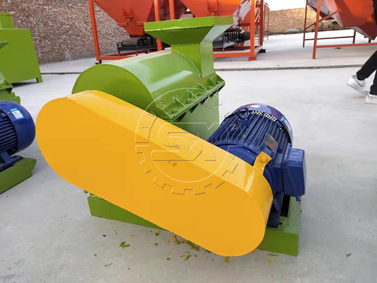 Technologie des engrais Crusher de matériaux semi-humides pour le fumier de poulet et la paille de riz