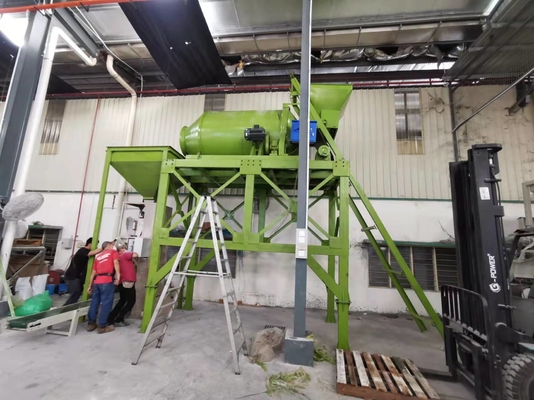 Machine à mélanger des granulés d'engrais à bulles avec agitateur électrique