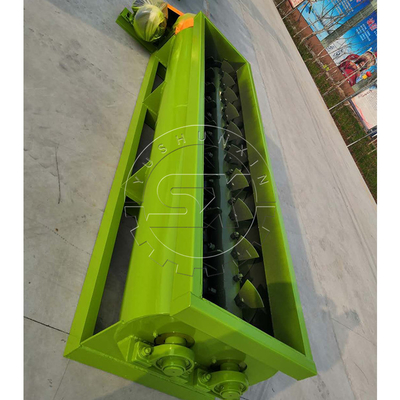 3700*800*750 Mélangeur à double arbre pour le mélange efficace des matériaux Produit unique populaire