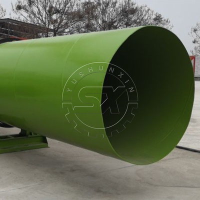 Capacité d'évaporation de 200 kg/h Sécheuse à tambour rotatif pour l'Inde Séchage du matériau du client
