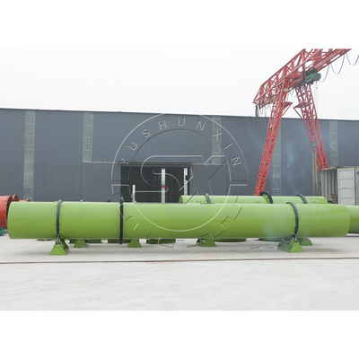 Capacité d'évaporation de 200 kg/h Sécheuse à tambour rotatif pour l'Inde Séchage du matériau du client