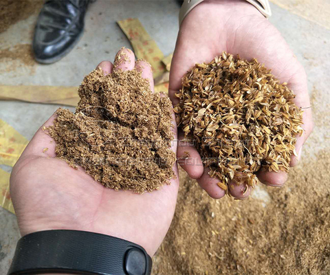Matériaux secs Fraiseuse à paille à petite fragmentation et à fonctionnement convivial