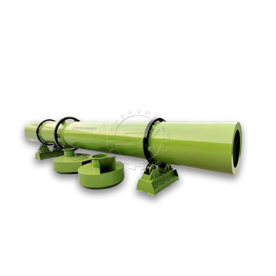 Sécheuse de biomasse industrielle à tambour rotatif de grande capacité pour le séchage des céréales Poids 26000 kg