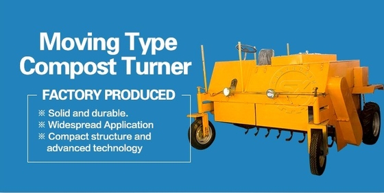 2024 Une personne conduisant type mobile compost tourner fonction compost matériau tournant