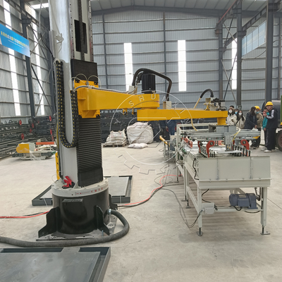 Palletizer robotique à grande vitesse à entraînement électrique pour la ligne d'emballage d'engrais en boîtes de carton