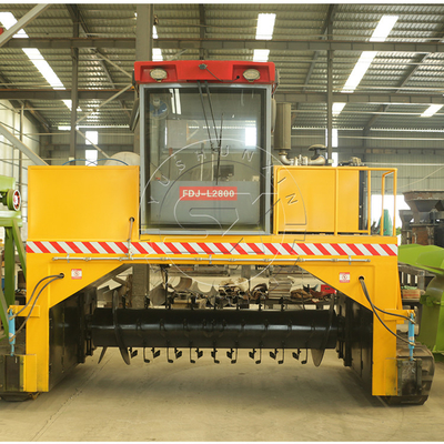 Crawler Turner pour le compostage du fumier animal Fermentation Production d'engrais organiques