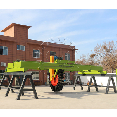 Type de roue Tourneuse de compost Largeur de travail 3-30m Equipement de tournage d'engrais de compost
