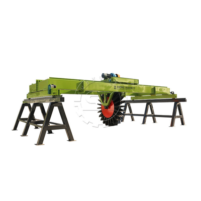 Type de roue Tourneuse de compost Largeur de travail 3-30m Equipement de tournage d'engrais de compost