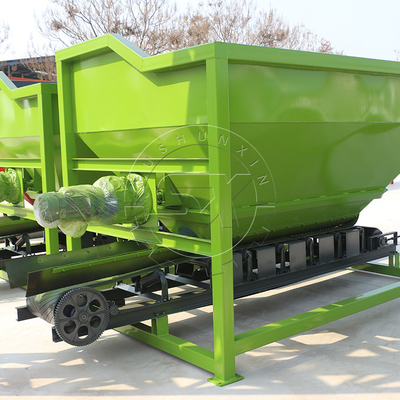 5 tonnes par heure machine d'alimentation à chariot élévateur pour engrais organiques machines agricoles facile