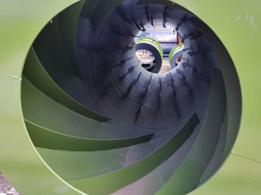 Machine de séchage des sciures de bois à biomasse de grande capacité à température d'alimentation ≥ 300 °C