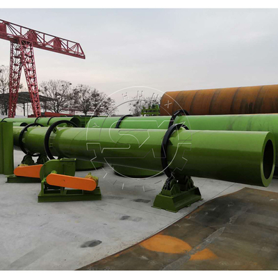 Sécheuse rotative à biomasse de sciure pour le séchage d'engrais en fonction de la capacité de production