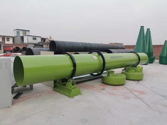 Sécheuse rotative à biomasse de sciure pour le séchage d'engrais en fonction de la capacité de production