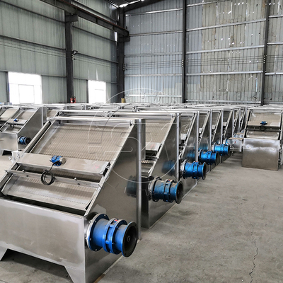 Séparateur en spirale à écran fortement incliné pour 20 m3/h Fermes Production d'engrais organiques