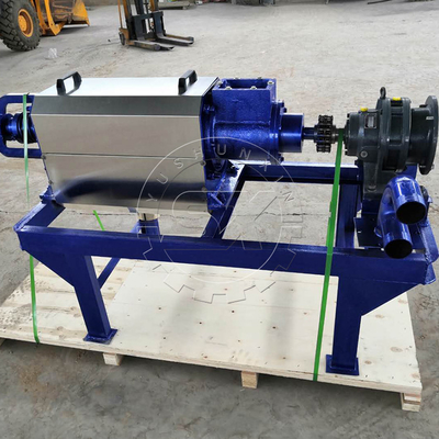 Séparateur spirale solide-liquide pour la déshydratation du fumier animal et la production d'engrais organiques