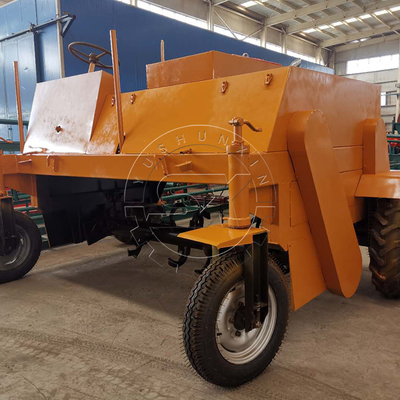 Compostage avec la machine de compostage des déchets alimentaires industriels YSX mélangeur d'engrais de compost
