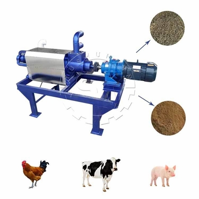 Machine de séparation solide-liquide de 7 kW transformant le fumier animal en engrais organique