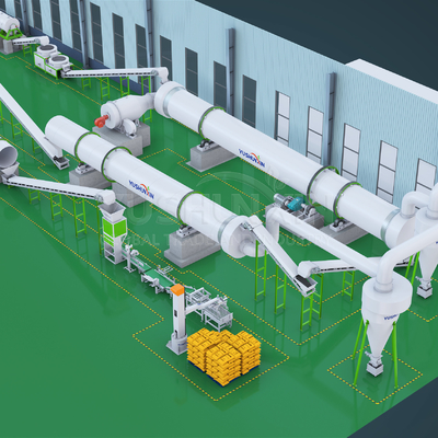 YSX sécheuse rotative de sciure pour brûleur de granulés de bois à base de biomasse Répondre aux exigences du client