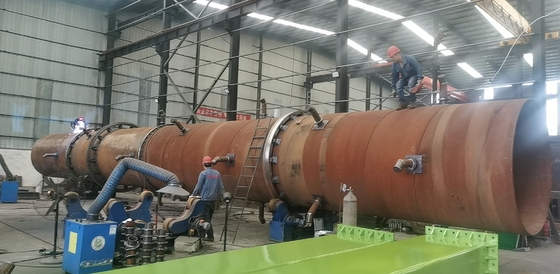 Sécheuse rotative à grains avec tuyaux de support et 26000 kg Poids 380v Voltage 2024