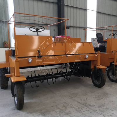 Machine à tourner le compost YSX pour le compostage rapide Vitesse de travail 7,5 à 8 m/min 400 à 500 m3/h