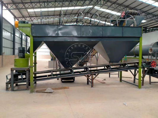 1-8 t/h Capacité de fabrication de granulés de MSW pour la ligne de production d'engrais organiques