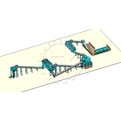 NPK Chemical Urea Fertilizer Production Line Granules de fabrication de machine pour les engrais