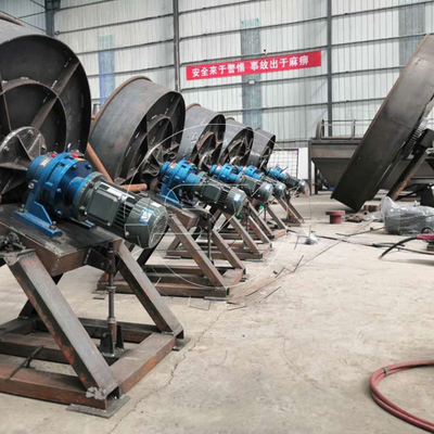 Granulateur à disque d'engrais organique de 200 mm à 450 mm de hauteur de bord pour la production de granulés