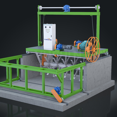 Puissante machine de tournage à double vis à 1,6 mètre de profondeur de sciure à 20 kW de puissance