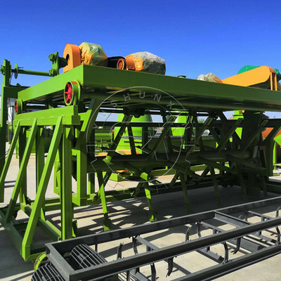Puissante machine de tournage à double vis à 1,6 mètre de profondeur de sciure à 20 kW de puissance