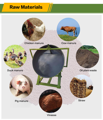 Disque/Pane/Granulateur de fumier animal prêt à l'expédition