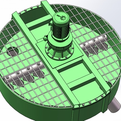 1.5-18.5kw Moteur YSX Pan Pelletizing Cat Sand Making Machine Plant pour le regroupement rapide