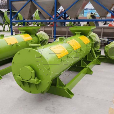 Machine de granulation humide pour engrais organiques avec une capacité de 1 à 6 t/h et un poids de 5100 kg