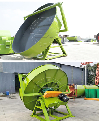 1-6 t/h Capacité YSX Disque de type sulfate de magnésium monohydrate engrais mélangeur de granulés Facile à utiliser