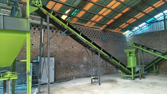 Structure en chaîne Fractionneur vertical pour le concassage des engrais et option de capacité variable