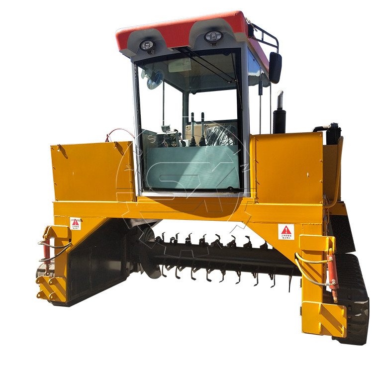 Transformer le fumier animal en engrais biologique avec le compostur de 2400 mm de largeur de travail