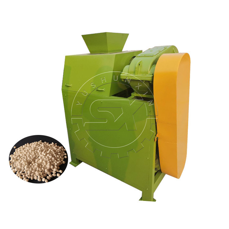 2T/H machine à granuler des engrais à double rouleau pour les granulés plats de 3 à 10 mm de diamètre