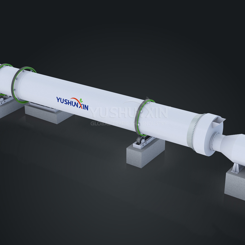 Sécheuse rotative à biomasse de sciure pour le séchage d'engrais en fonction de la capacité de production
