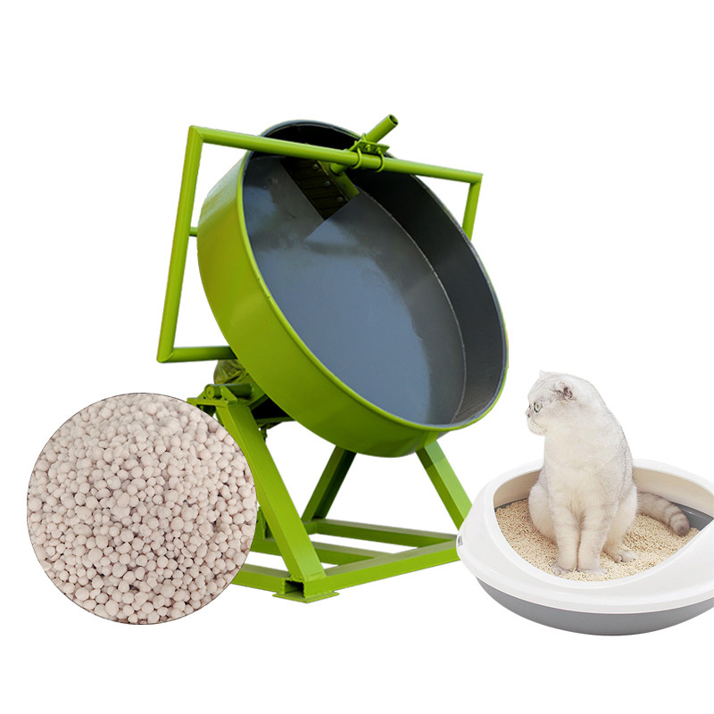 Facile à utiliser le disque granulateur de litière de chat de bentonite pour machine à engrais composés